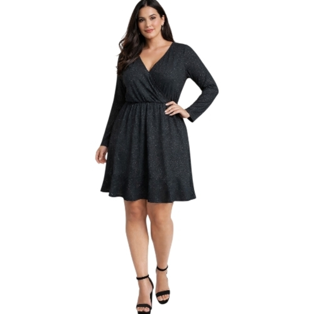 Chic Black Long Sleeve Dress